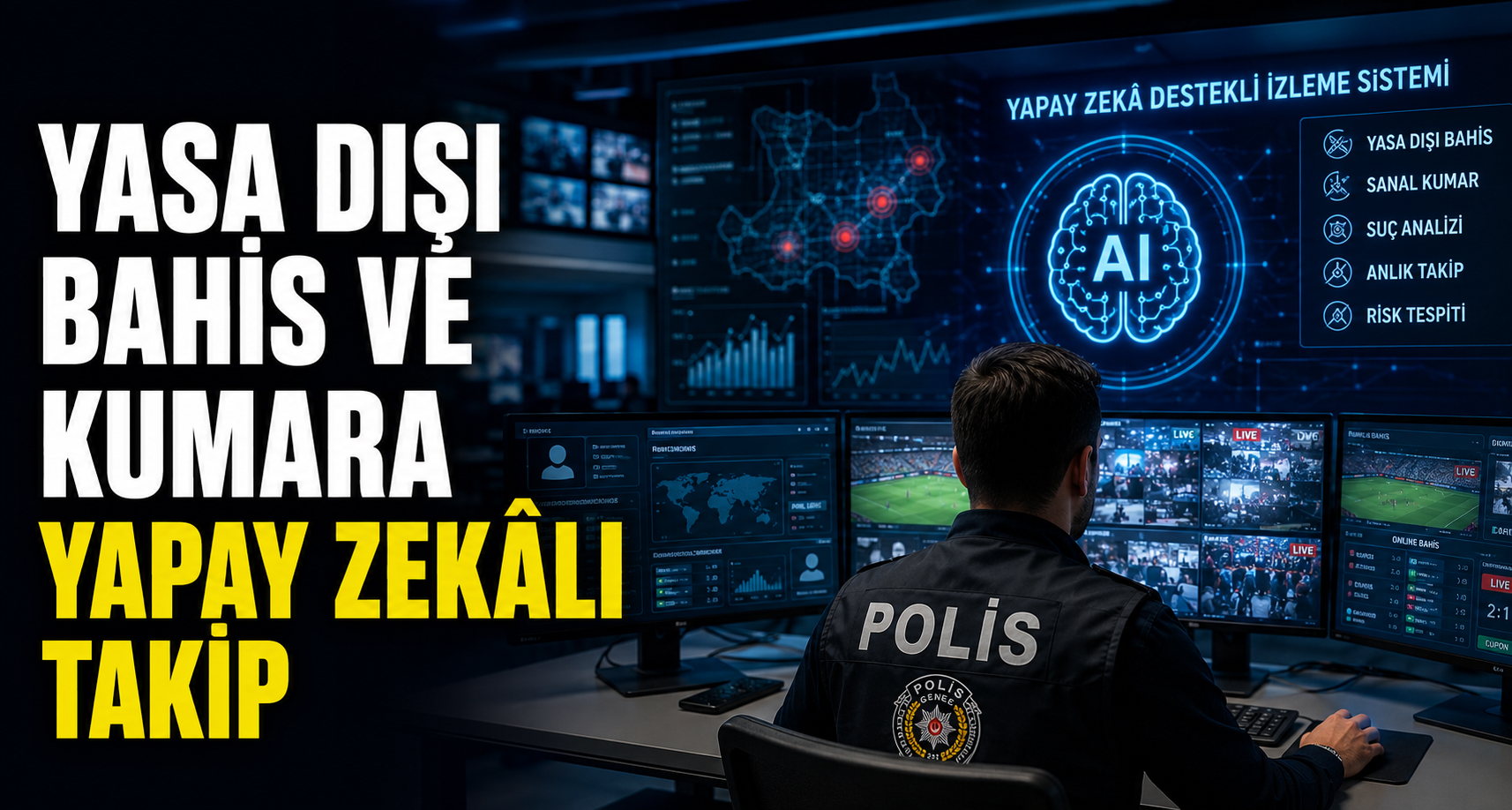 Yasa Dışı Bahis ve Kumara Yapay Zekâlı Takip