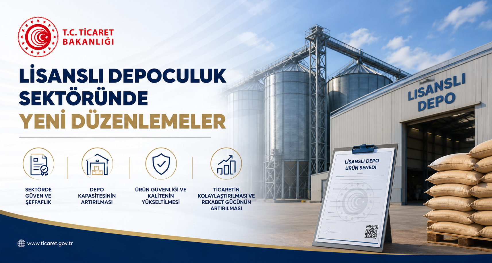 Ticaret Bakanlığı’ndan lisanslı depoculuk sektöründe yeni düzenlemeler