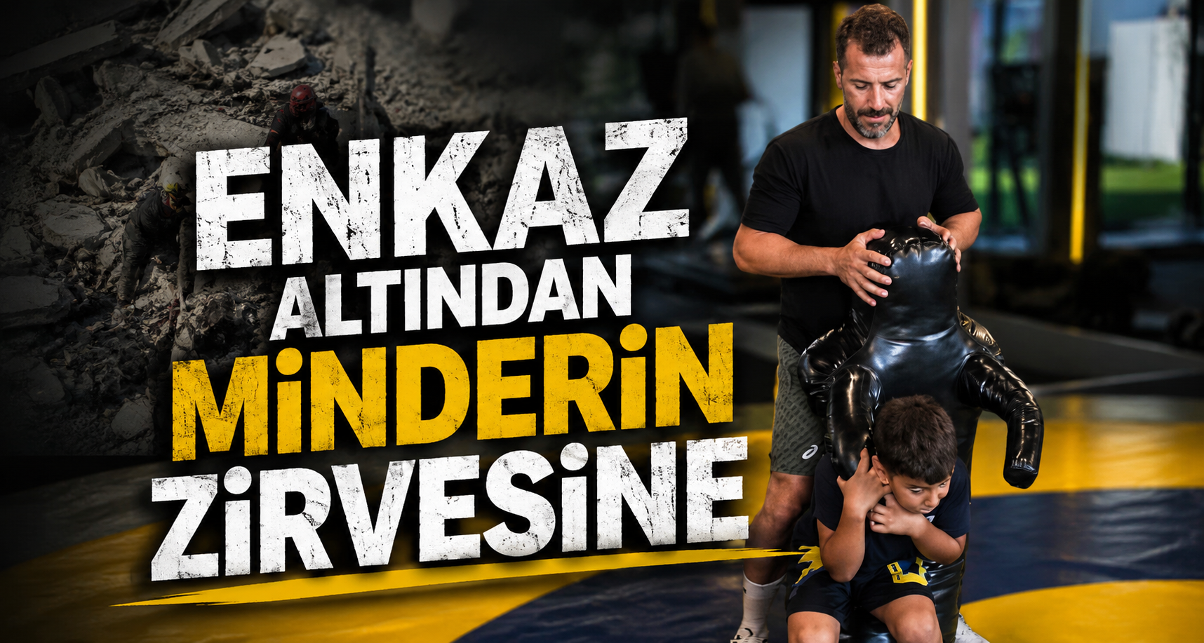 Enkaz altından minderin zirvesine
