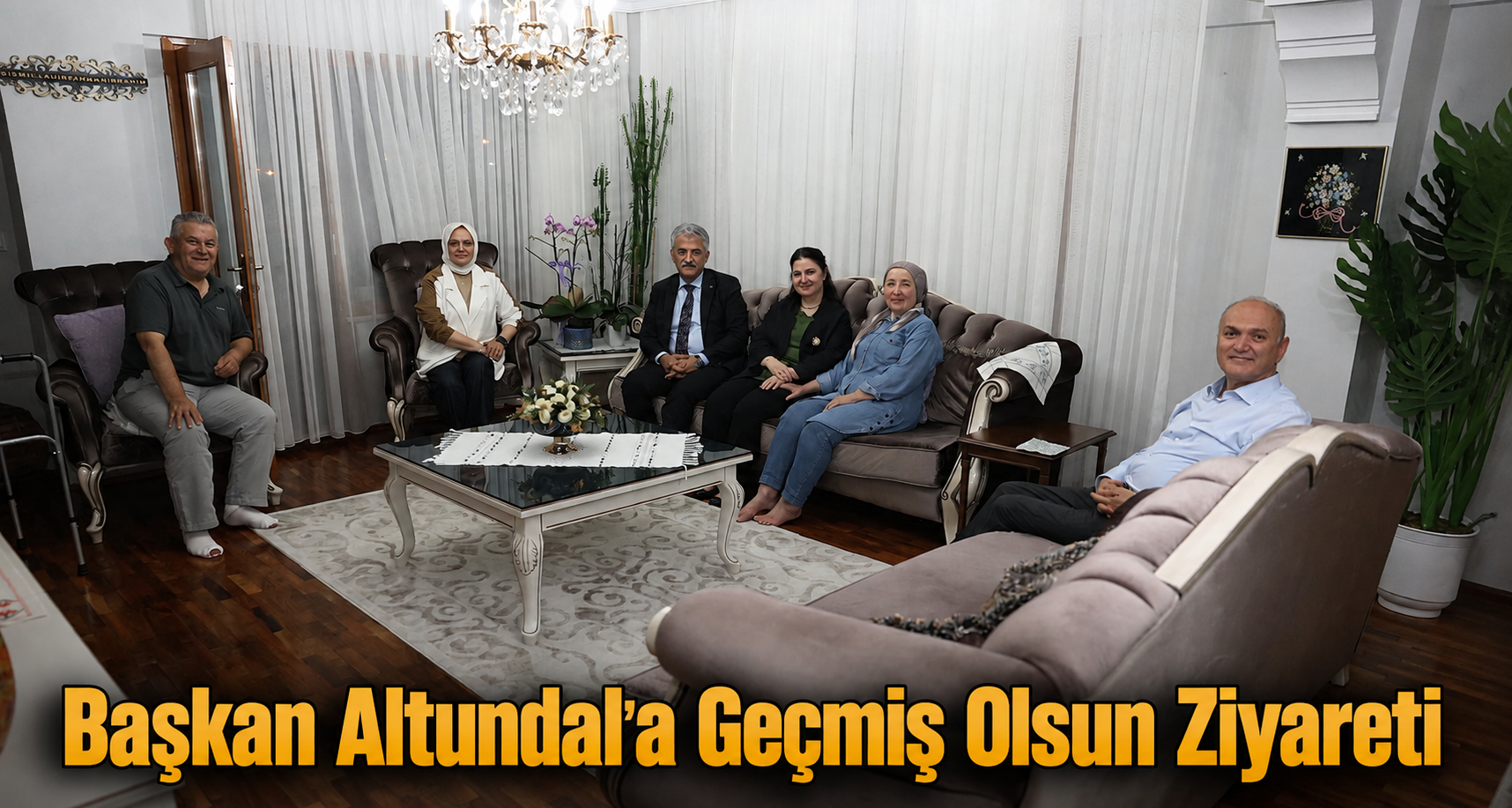 Başkan Altundal’a Geçmiş Olsun Ziyareti