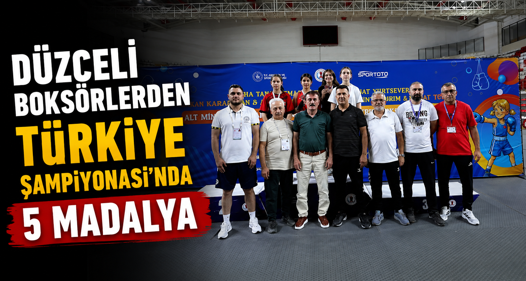 Düzceli Boksörlerden Türkiye Şampiyonası’nda 5 Madalya