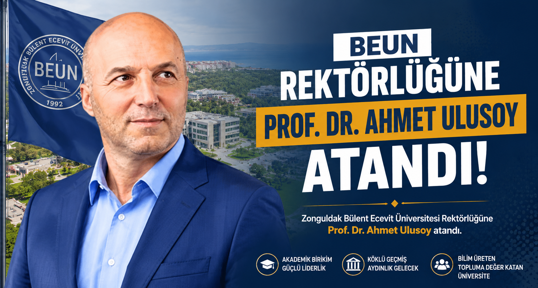 BEUN Rektörlüğüne Prof. Dr. Ahmet Ulusoy atandı