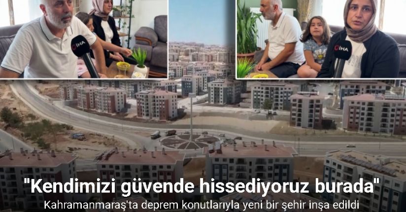 Deprem konutlarıyla yeni bir şehir inşa edildi