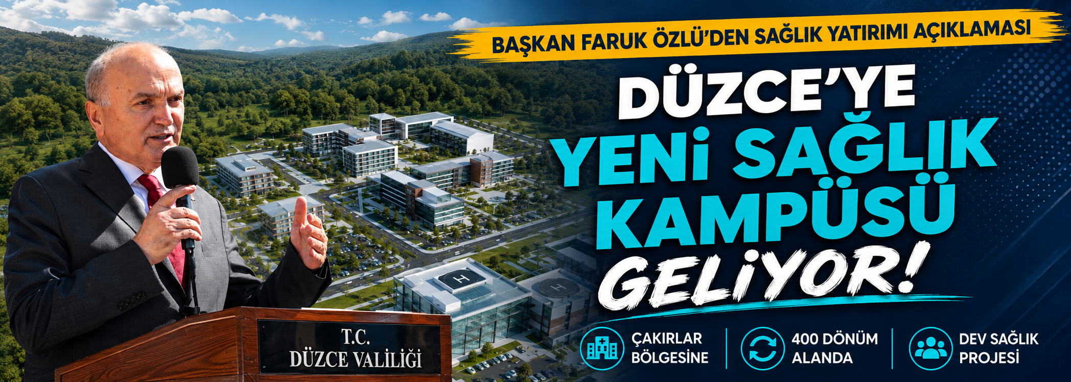  Düzce Sağlıkta Bölgesel Merkez Haline Gelecek