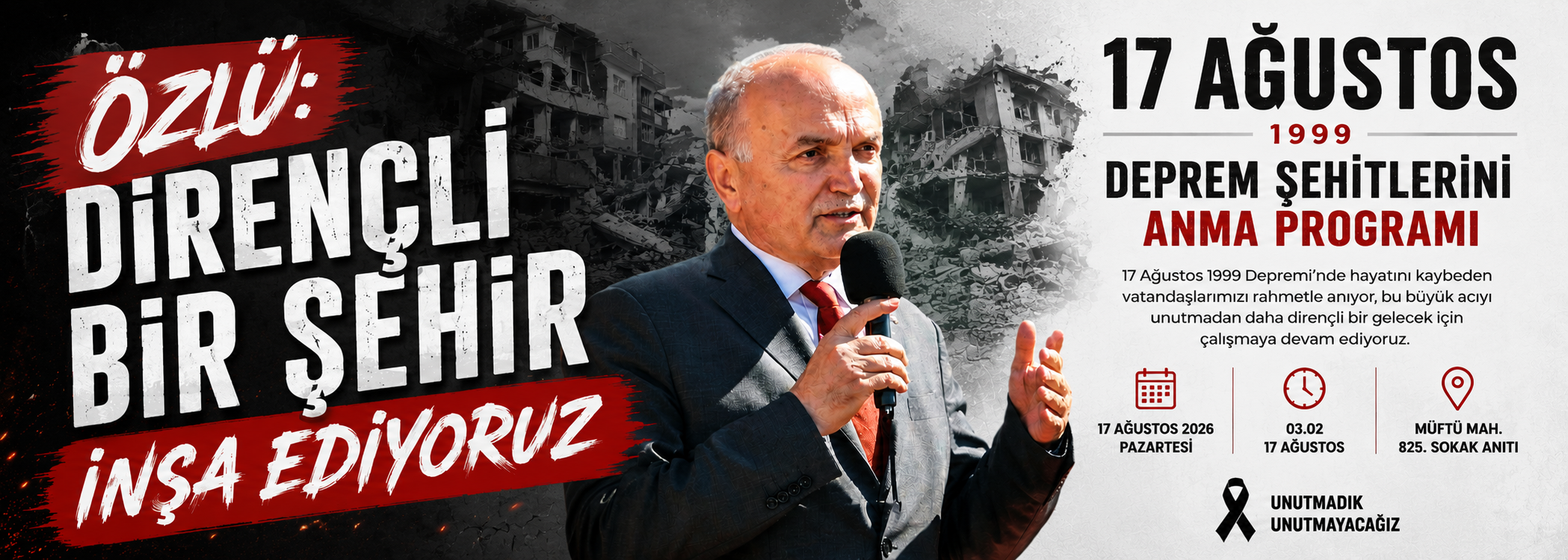 Özlü: Dirençli Bir Şehir İnşa Ediyoruz