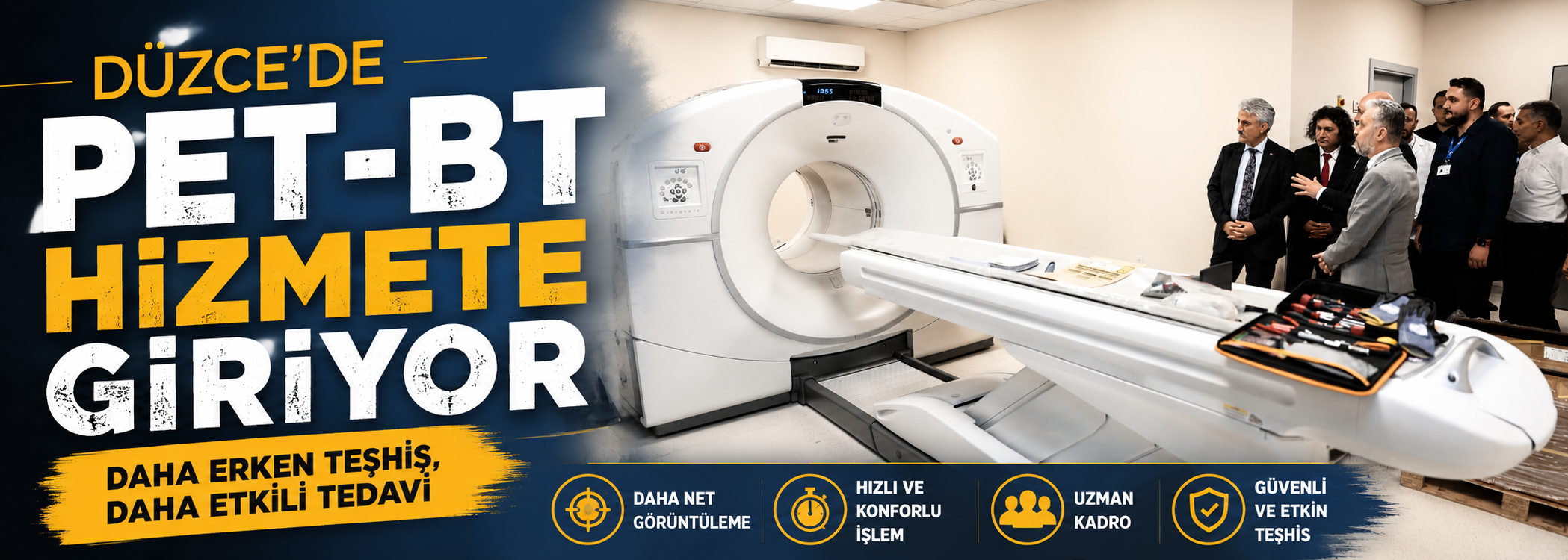 Düzce’de PET-BT Hizmete Giriyor
