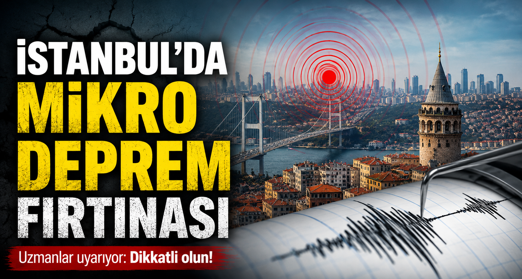 İstanbul'da mikro deprem fırtınası
