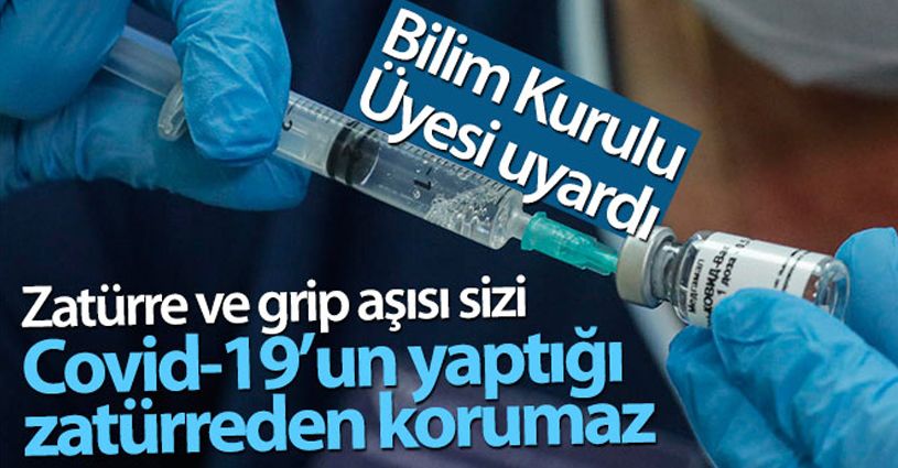 Zatürre ve grip aşısı sizi Covid-19'un yaptığı zatürreden korumaz