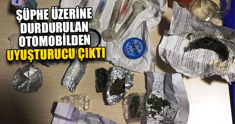 Polisin Şüphelendiği Otomobilden Uyuşturucu Madde Çıktı