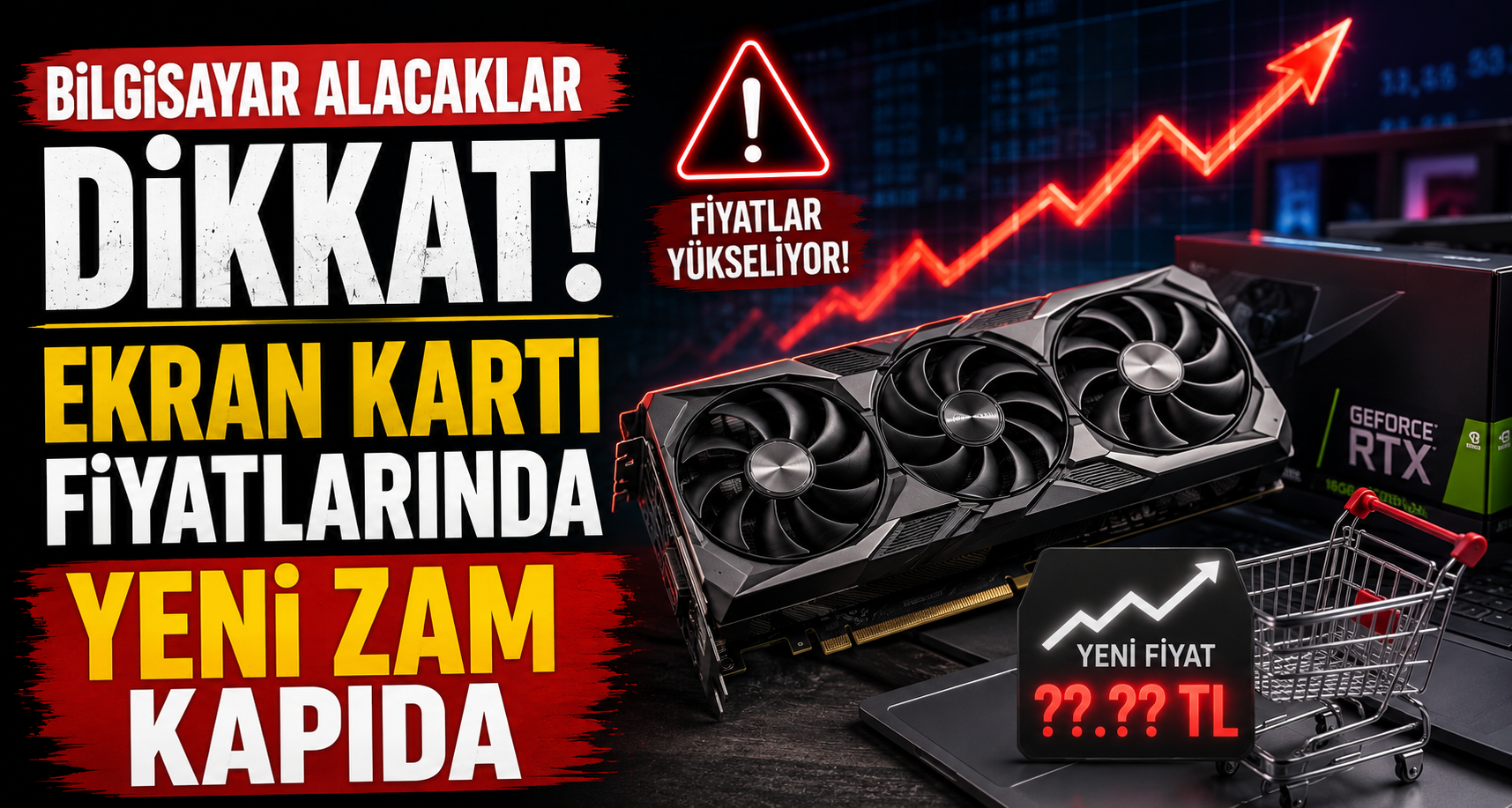 Bilgisayar alacaklar dikkat: Ekran kartı fiyatlarında yeni zam kapıda