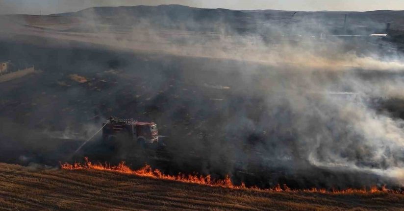 Kırıkkale’de anız yangınına sebebiyet veren 8 kişiye 96 bin 337 lira ceza