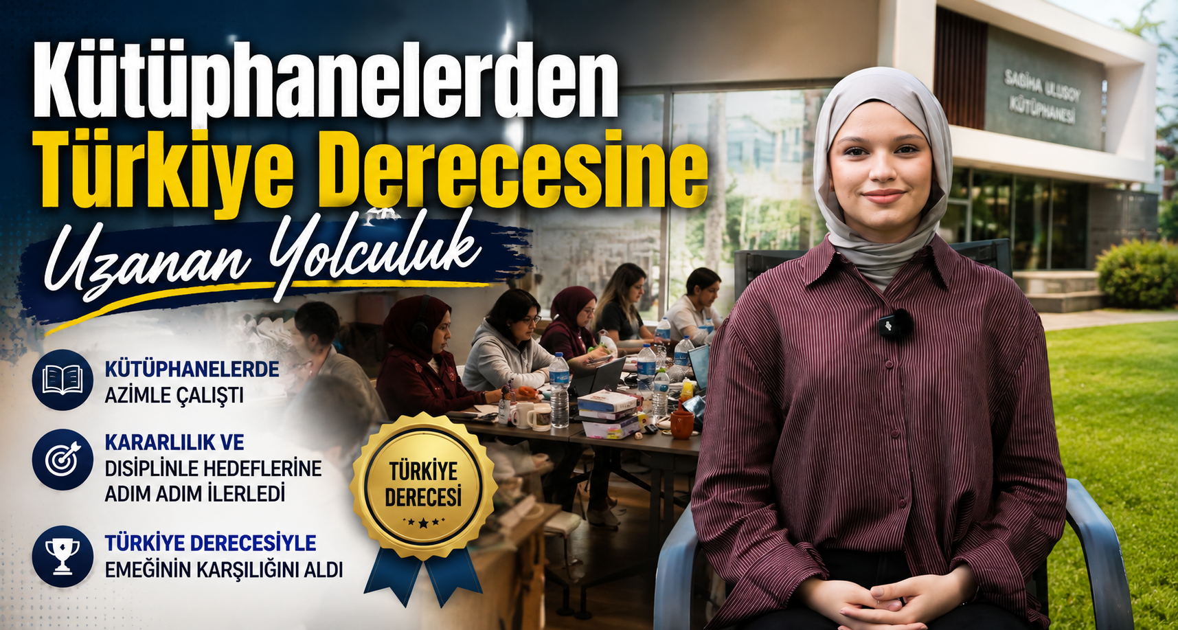 Kütüphanelerden Türkiye Derecesine Uzanan Yolculuk 
