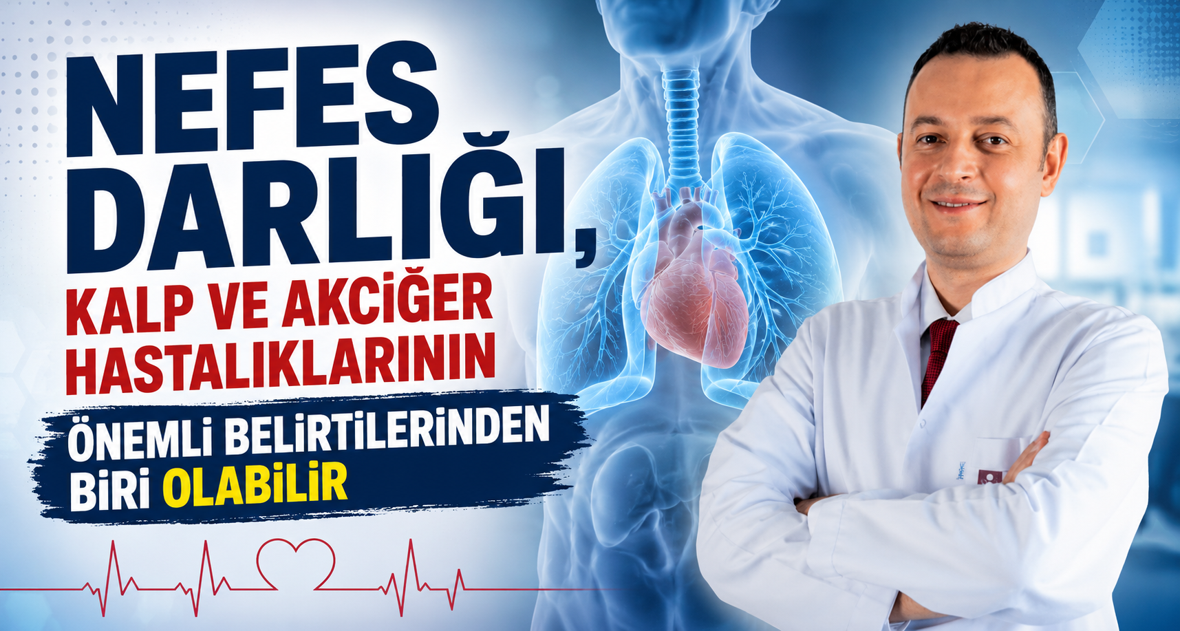 Nefes darlığı, kalp ve akciğer hastalıklarının önemli belirtilerinden biri olabilir