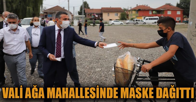 Ağa Mahallesi’nde korona virüs denetimi