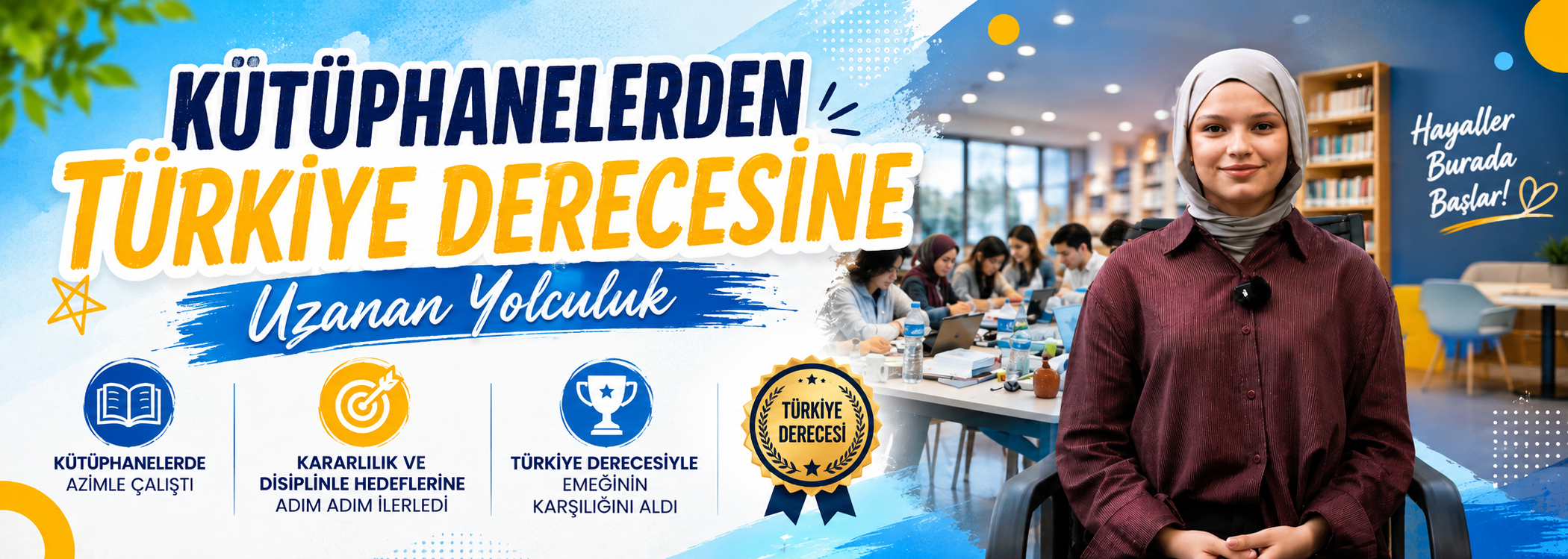 Kütüphanelerden Türkiye Derecesine Uzanan Yolculuk 