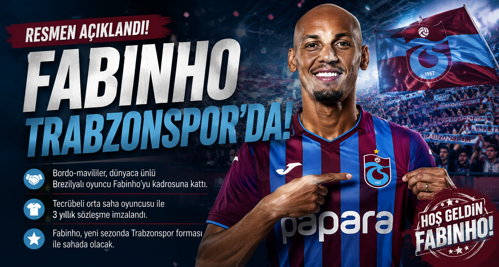 Fabinho Trabzonspor'da
