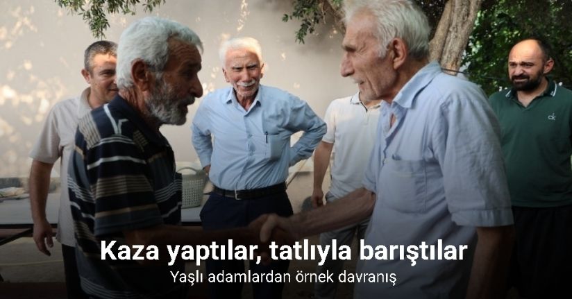 Yaşlı adamlardan örnek davranış