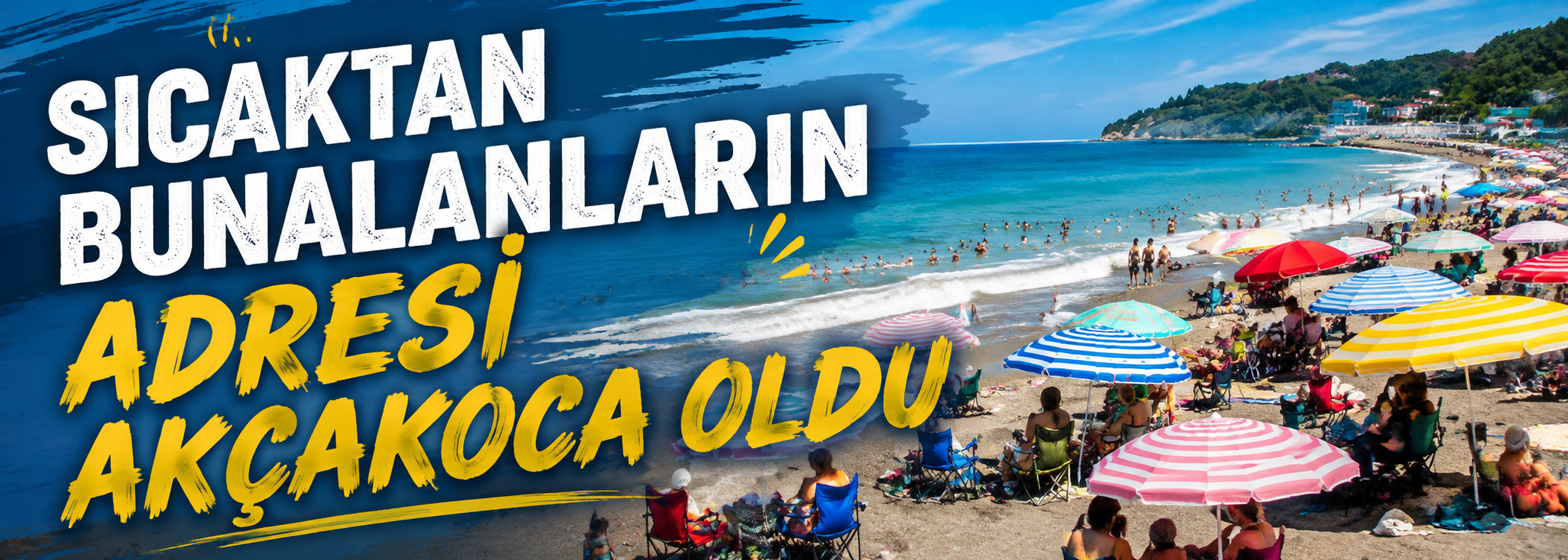 Sıcaktan bunalanların adresi Akçakoca oldu