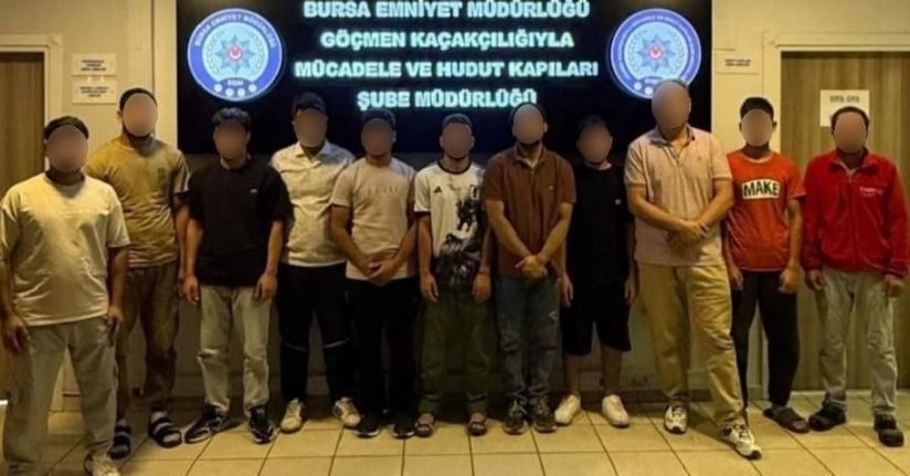Bursa’da kaçak göçmen operasyonu: 11 kişi yakalandı, 1 şüpheli gözaltında
