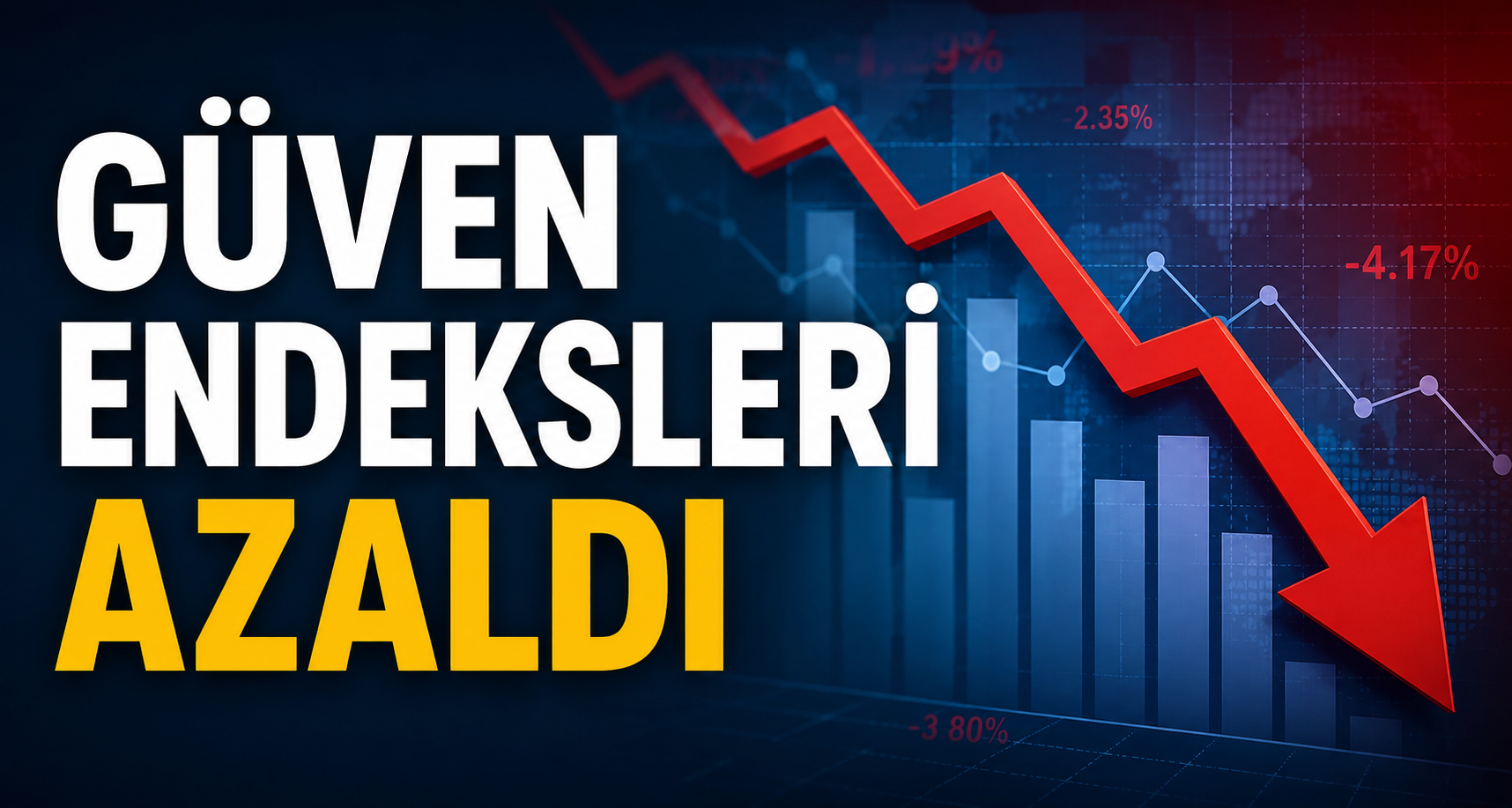Güven endeksleri azaldı
