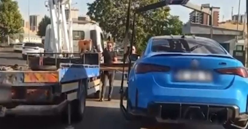 Plakası kapalı aracıyla drift atan sürücüye 281 bin TL ceza