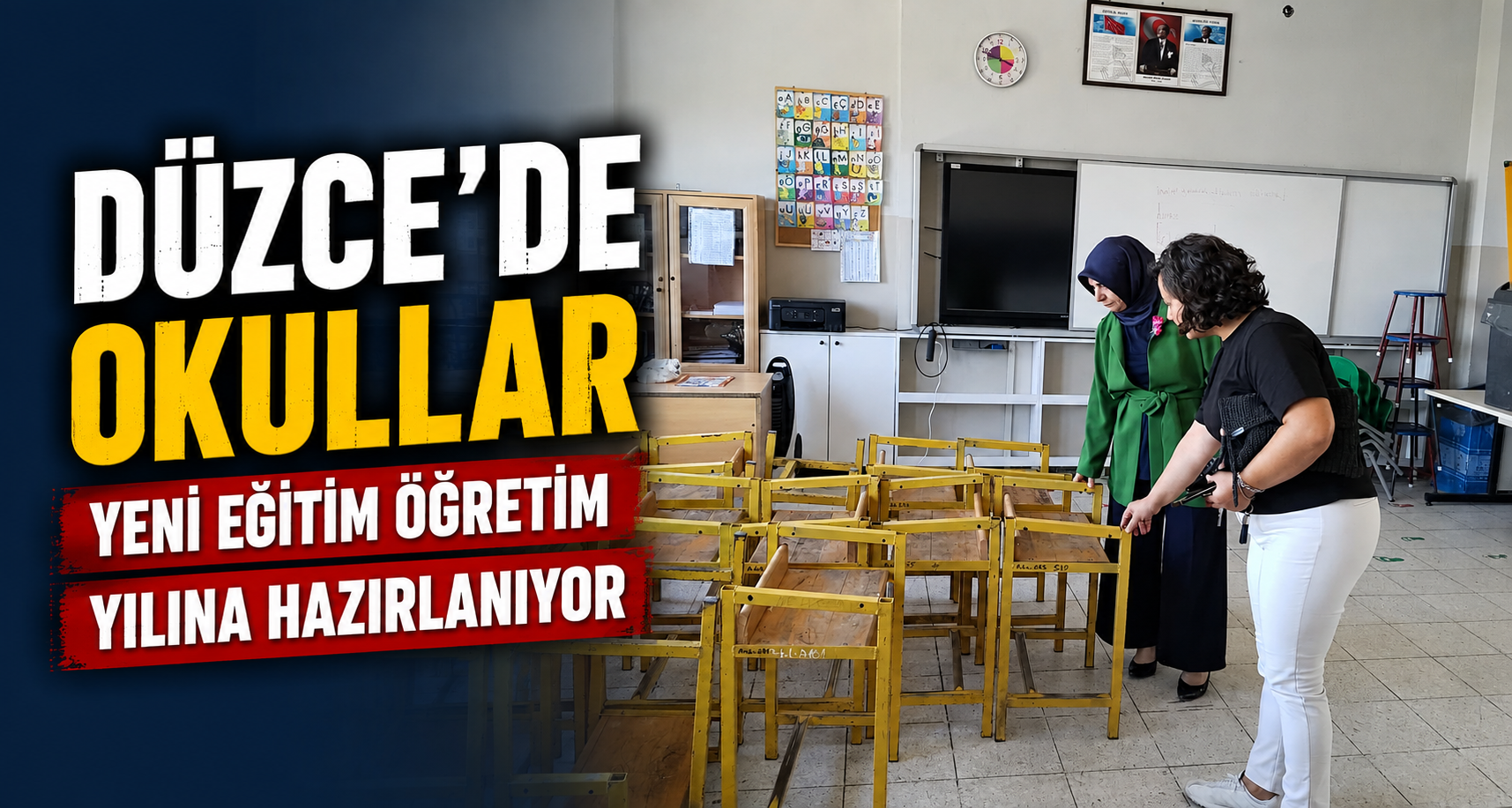 Düzce’de Okullar Yeni Eğitim Öğretim Yılına Hazırlanıyor