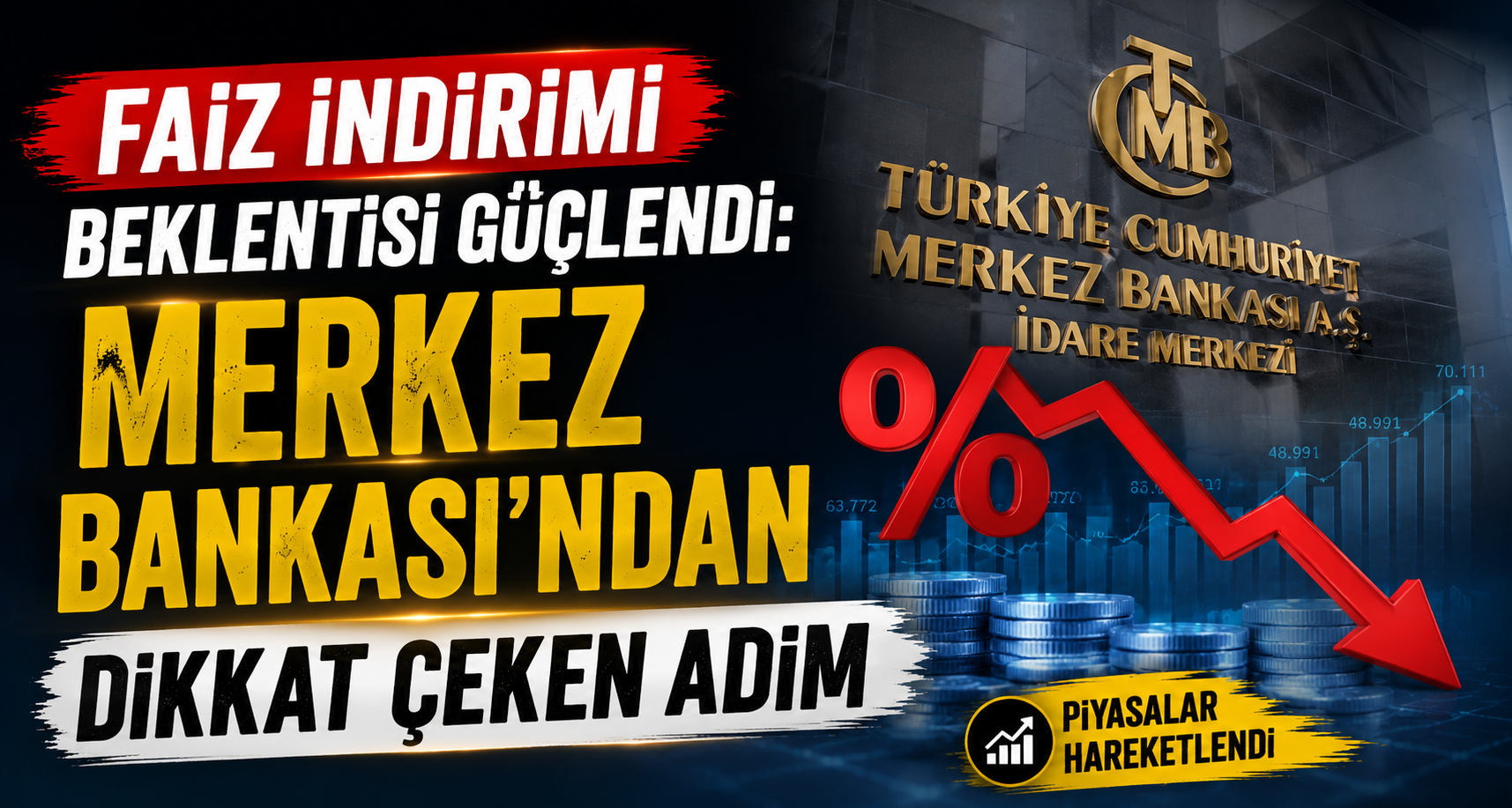 Faiz indirimi beklentisi güçlendi: Merkez Bankası'ndan dikkat çeken adım
