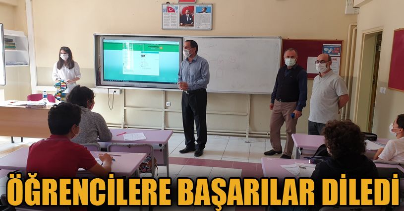 Başkan Şahin Kaynaşlı’da okulları ziyaret etti