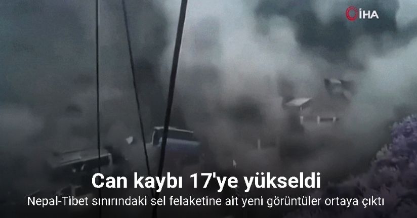 Nepal'deki sel felaketinde can kaybı 17'ye yükseldi