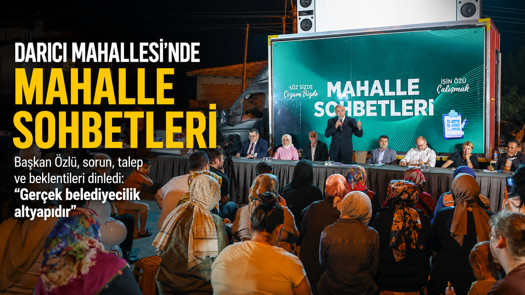 Mahalle Sohbetlerinin Son Adresi Darıcı Oldu