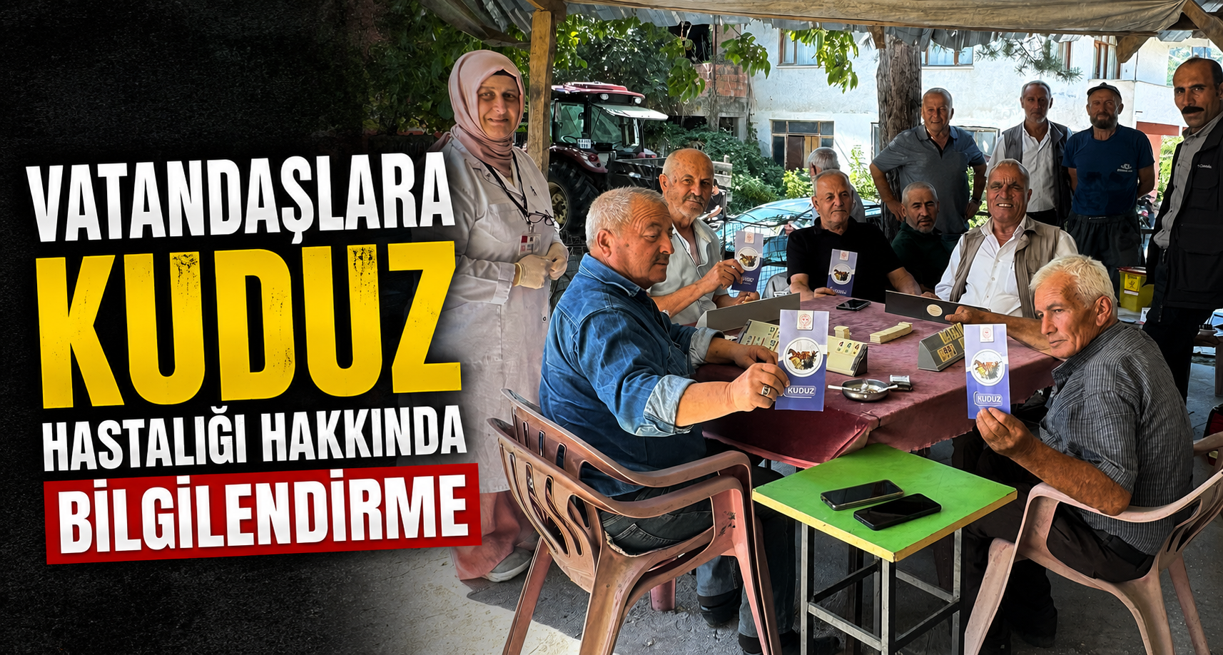 Vatandaşlara kuduz hastalığı hakkında bilgilendirme