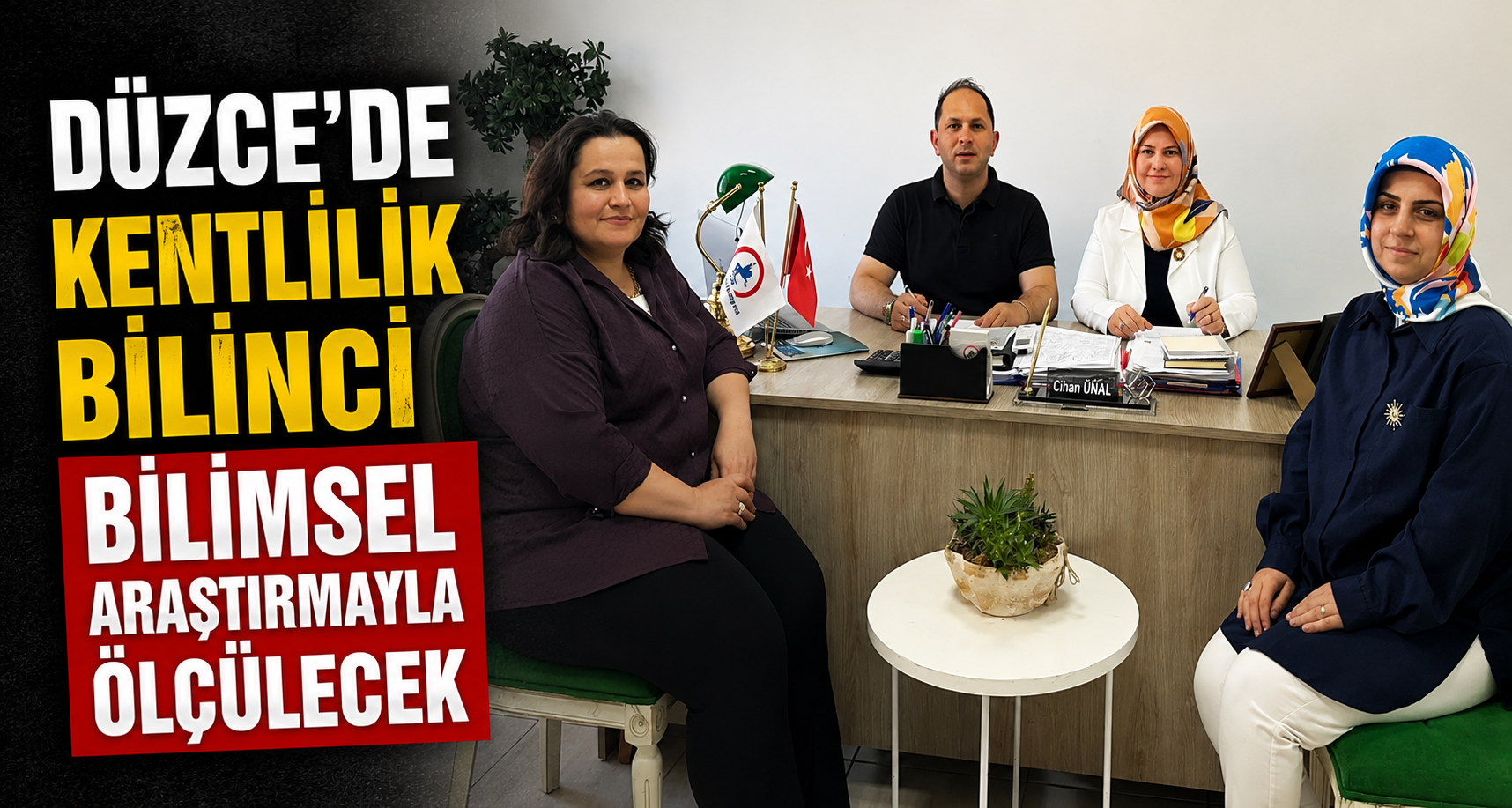 Düzce’de kentlilik bilinci bilimsel araştırmayla ölçülecek