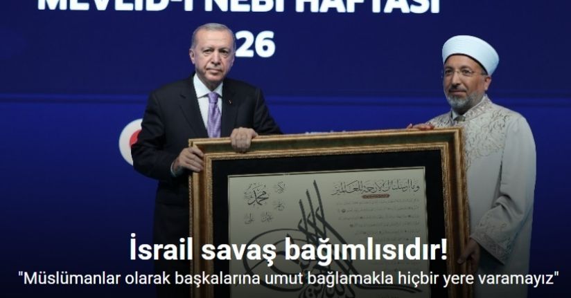 Cumhurbaşkanı Erdoğan: 