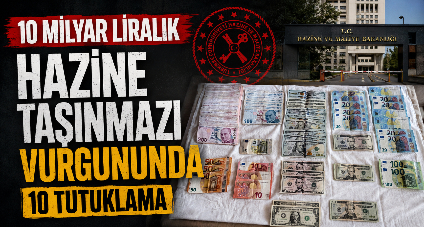 10 milyar liralık Hazine taşınmazı vurgununda 10 tutuklama