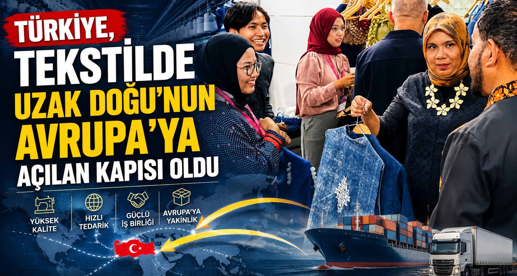 Türkiye, tekstilde Uzak Doğu’nun Avrupa’ya açılan kapısı oldu