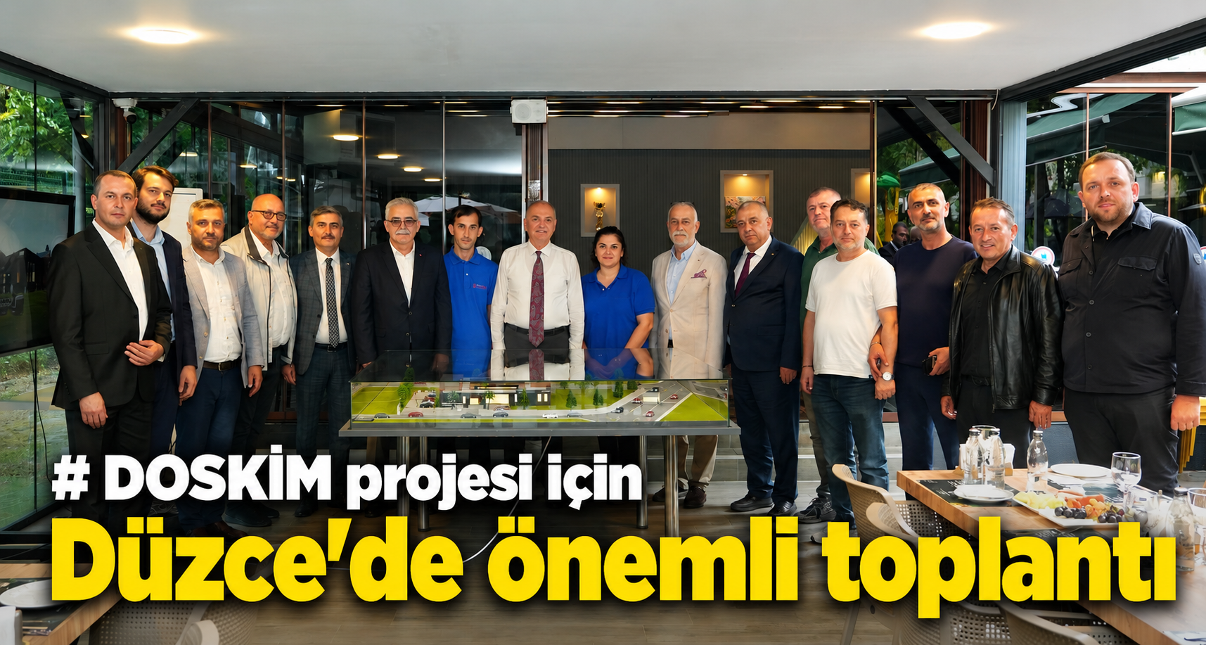 DOSKİM projesi için Düzce’de önemli toplantı