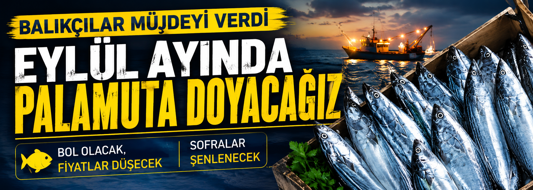 Eylül ayında palamuta doyacağız