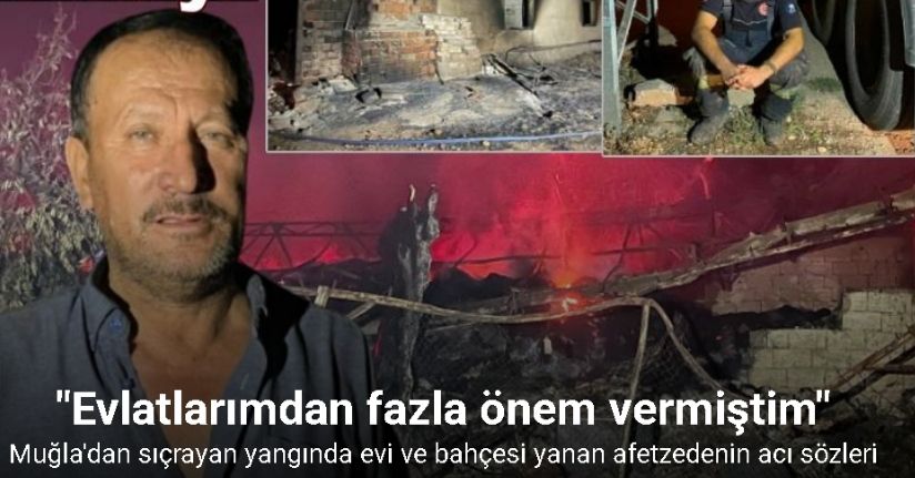 Yangında yemleri, iki ahırı yandı ve ineği telef oldu: 