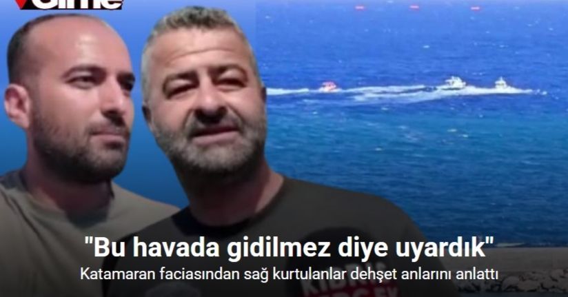 Girne’de batan gemiden kurtulan yolcular: 