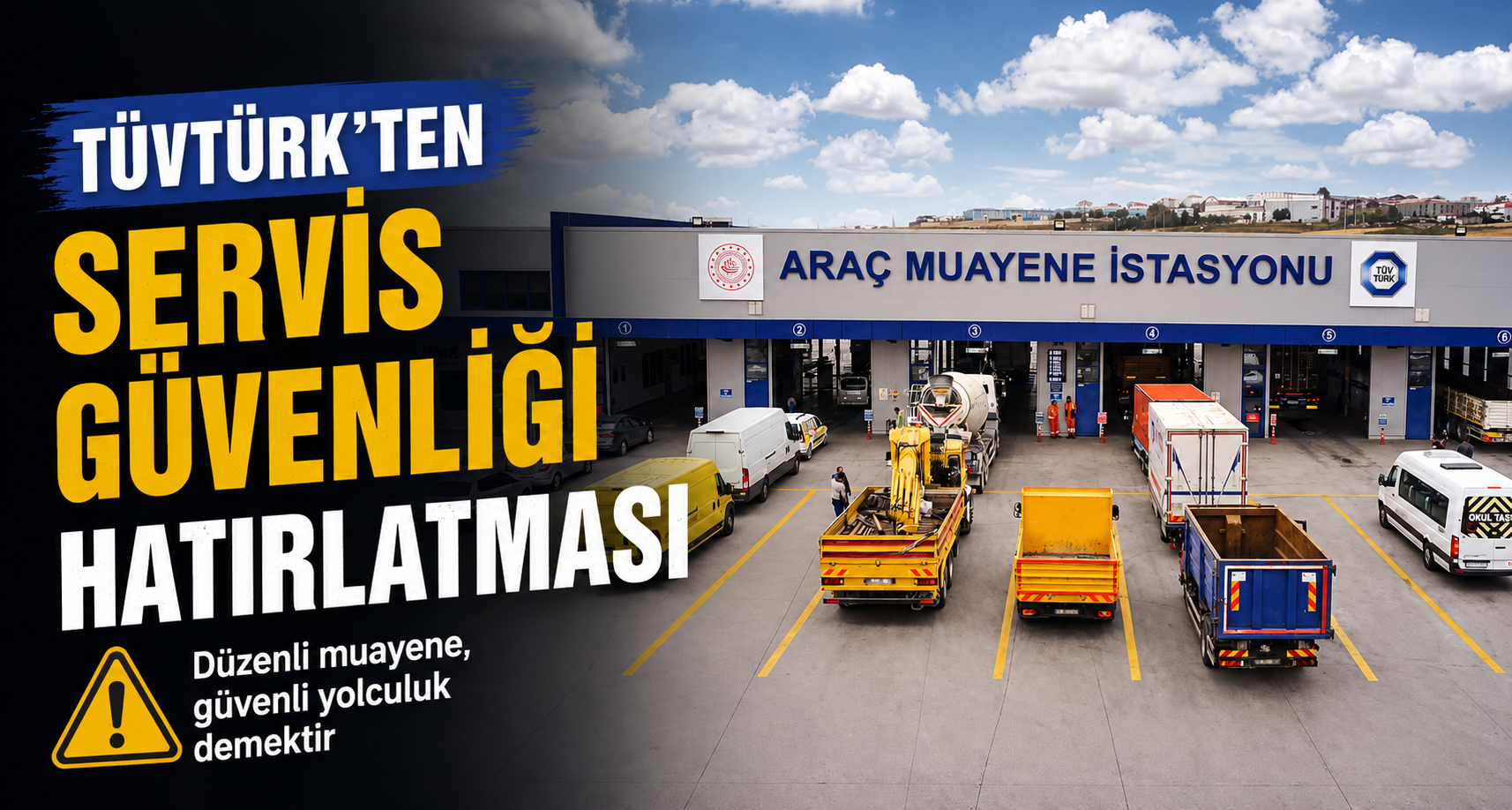 TÜVTÜRK’ten servis güvenliği hatırlatması