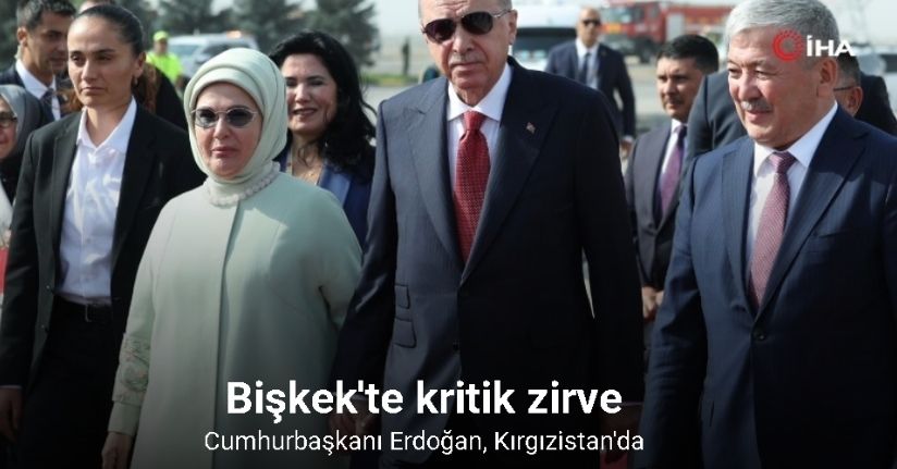 Cumhurbaşkanı Erdoğan, Kırgızistan'da