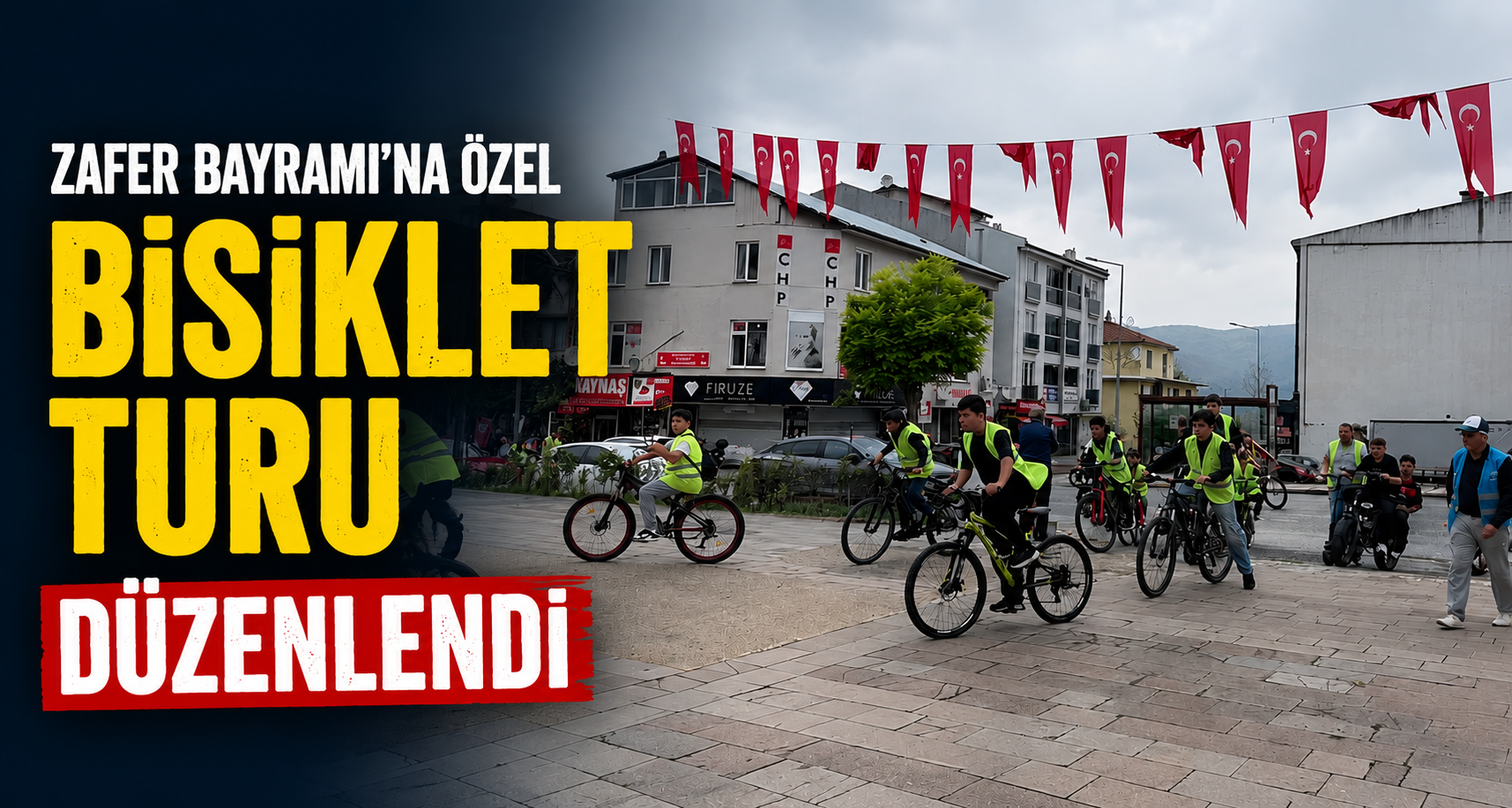 Zafer Bayramı’na özel bisiklet turu düzenlendi