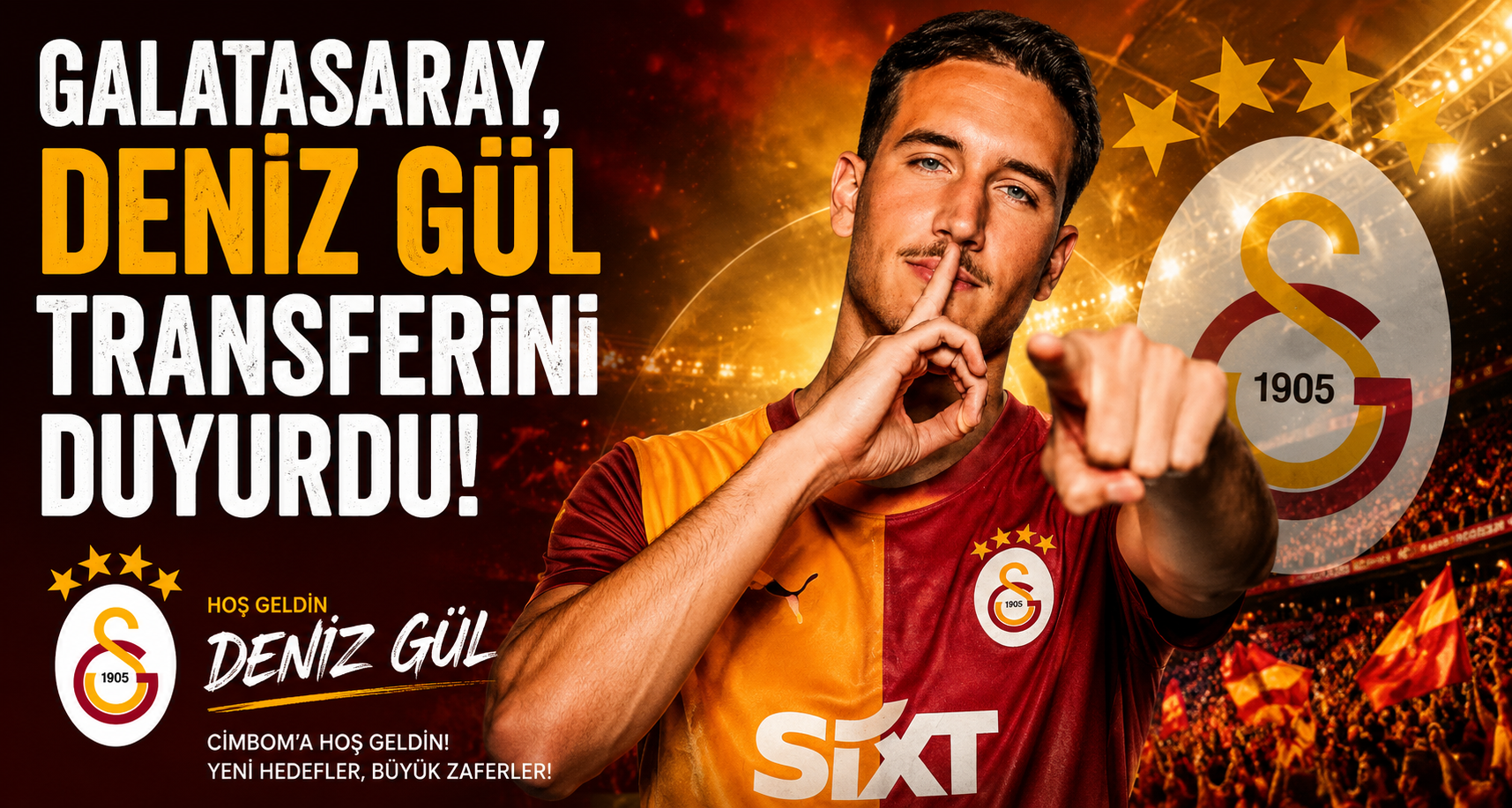 Galatasaray, Deniz Gül transferini duyurdu