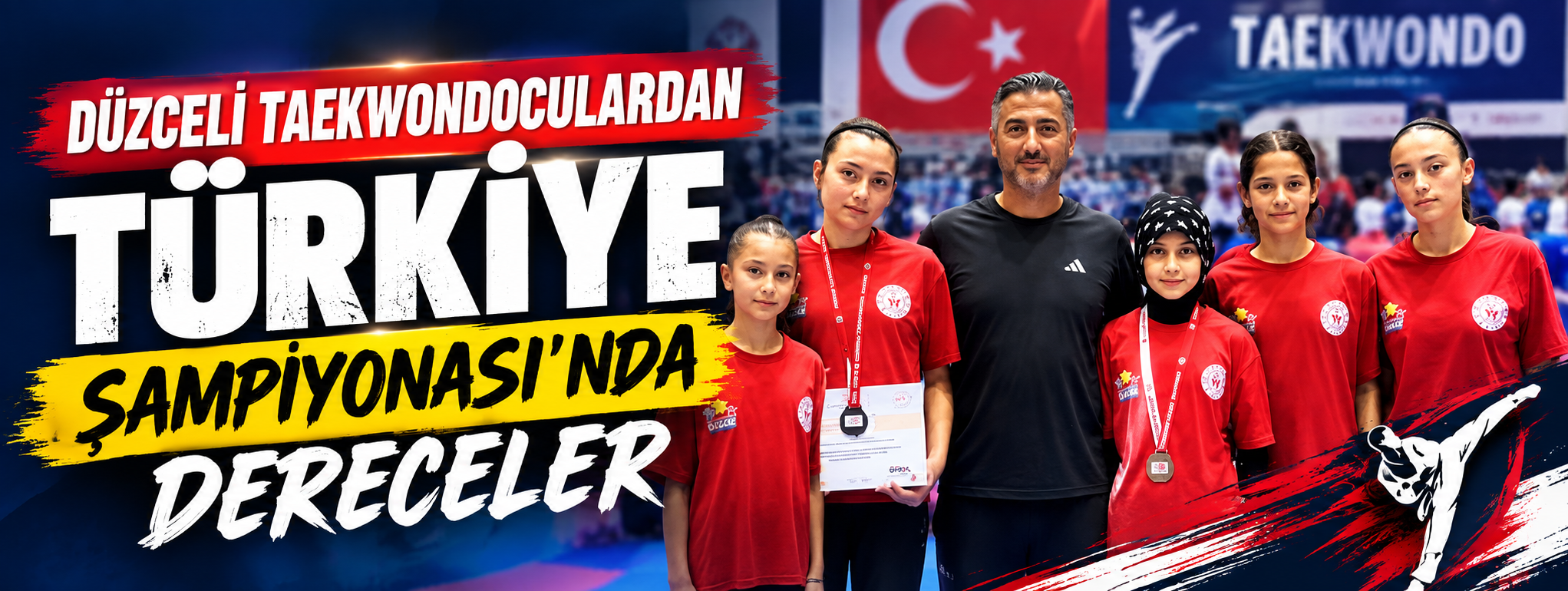 Düzceli Taekwondoculardan Türkiye Şampiyonası’nda Dereceler