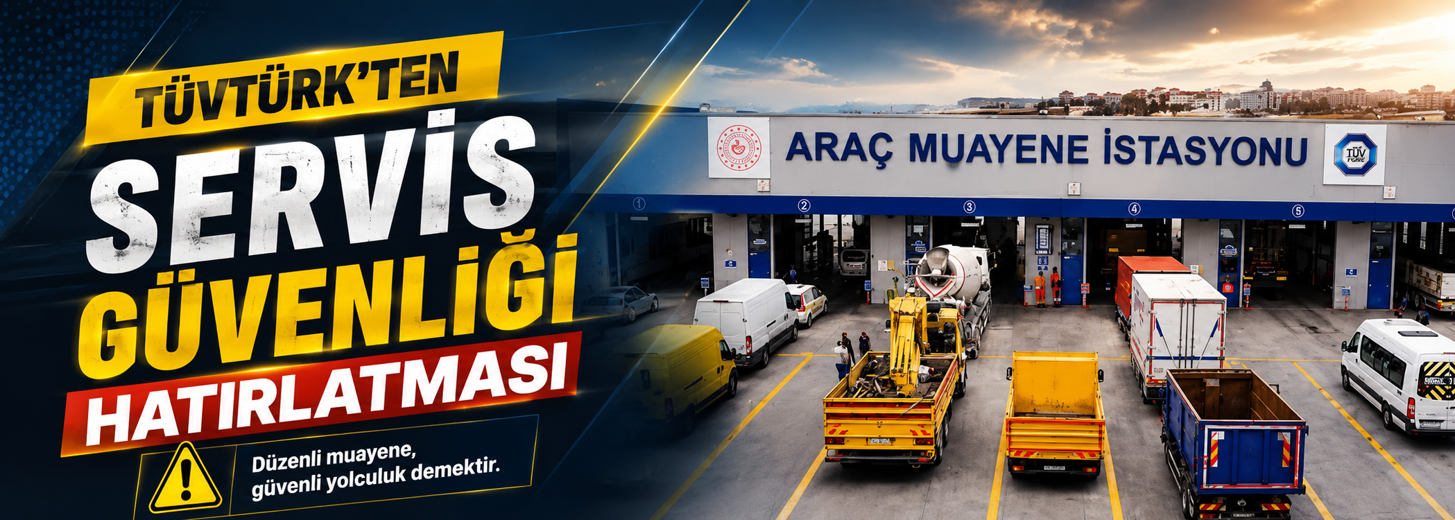 TÜVTÜRK’ten servis güvenliği hatırlatması