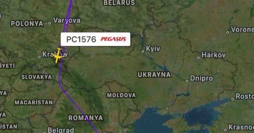 Zelenskiy’nin ‘Rusya hava sahası’na yönelik güvenlik açıklamasından sonra uçaklar geri dönüyor