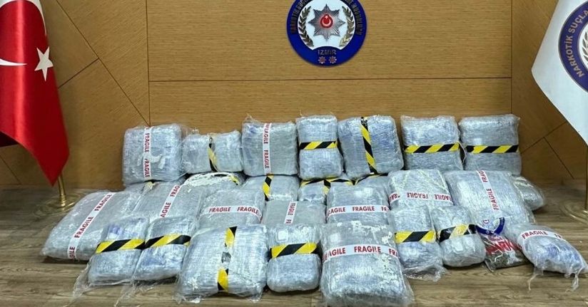 İzmir'de 80 kilo uyuşturucu ele geçirildi: 1 tutuklama