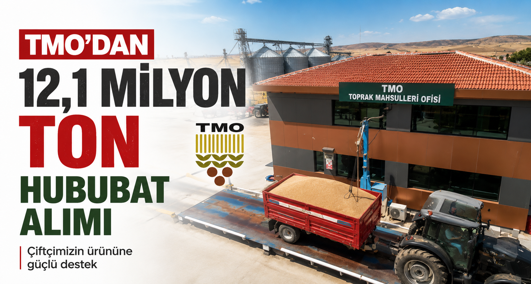 TMO'dan 12,1 milyon ton hububat alımıTMO'dan 12,1 milyon ton hububat alımı