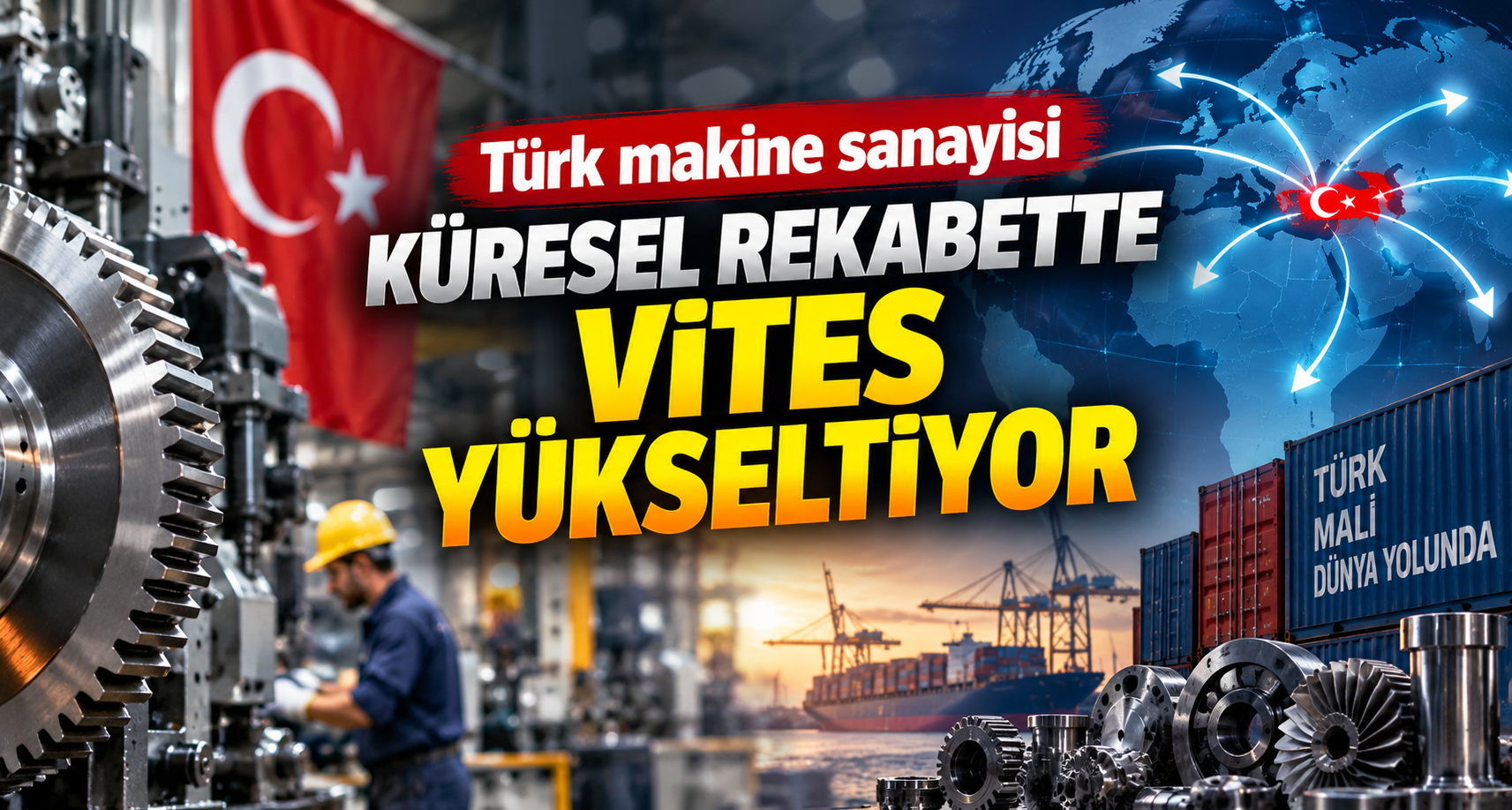 Türk makine sanayisi küresel rekabette vites yükseltiyor