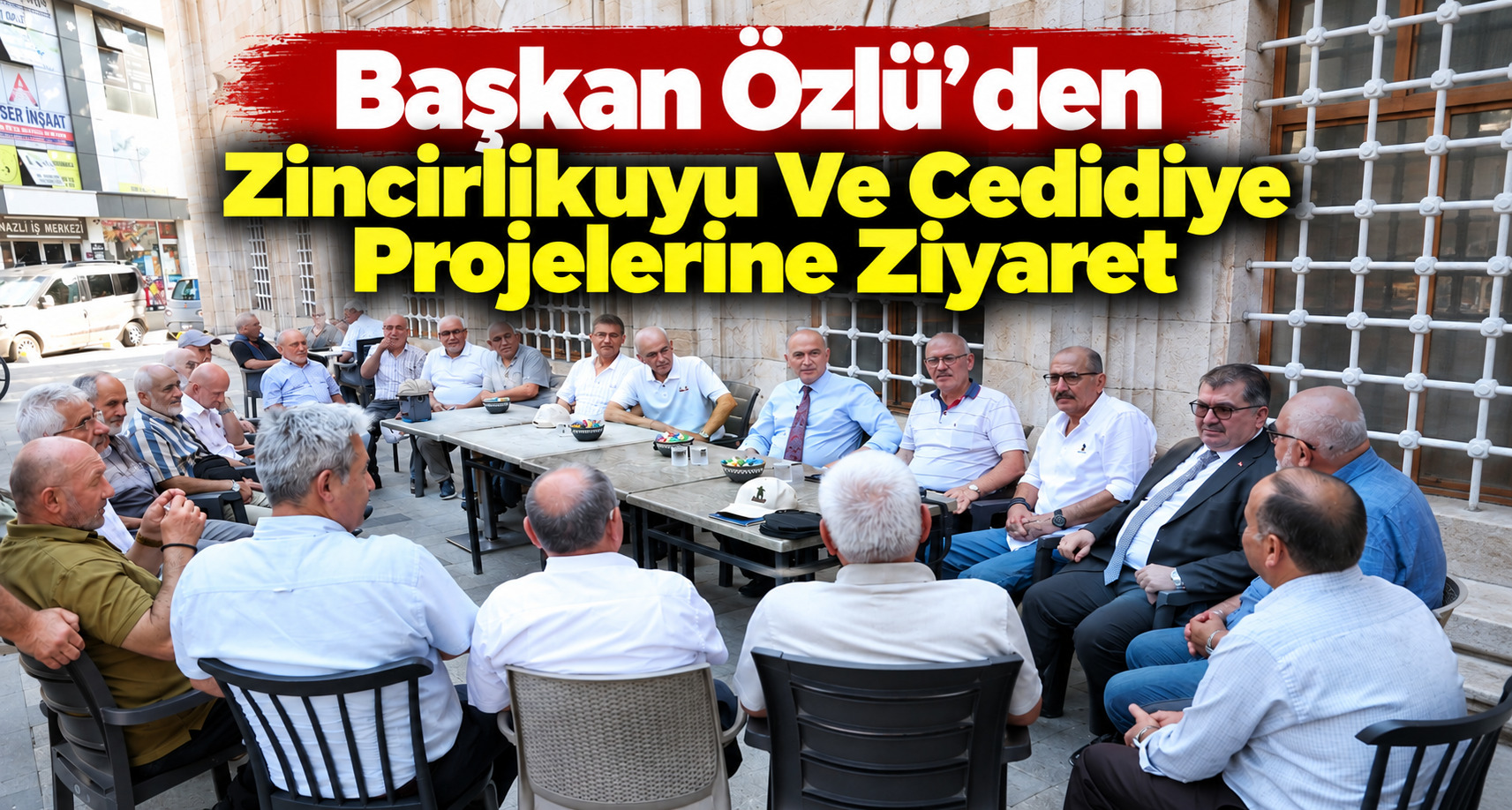 Başkan Özlü’den Zincirlikuyu Ve Cedidiye Projelerine Ziyaret